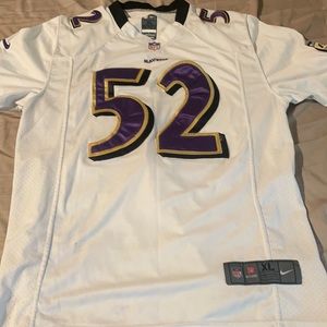 Authentic BaltimoreRavens Ray Lewis stitch jersey